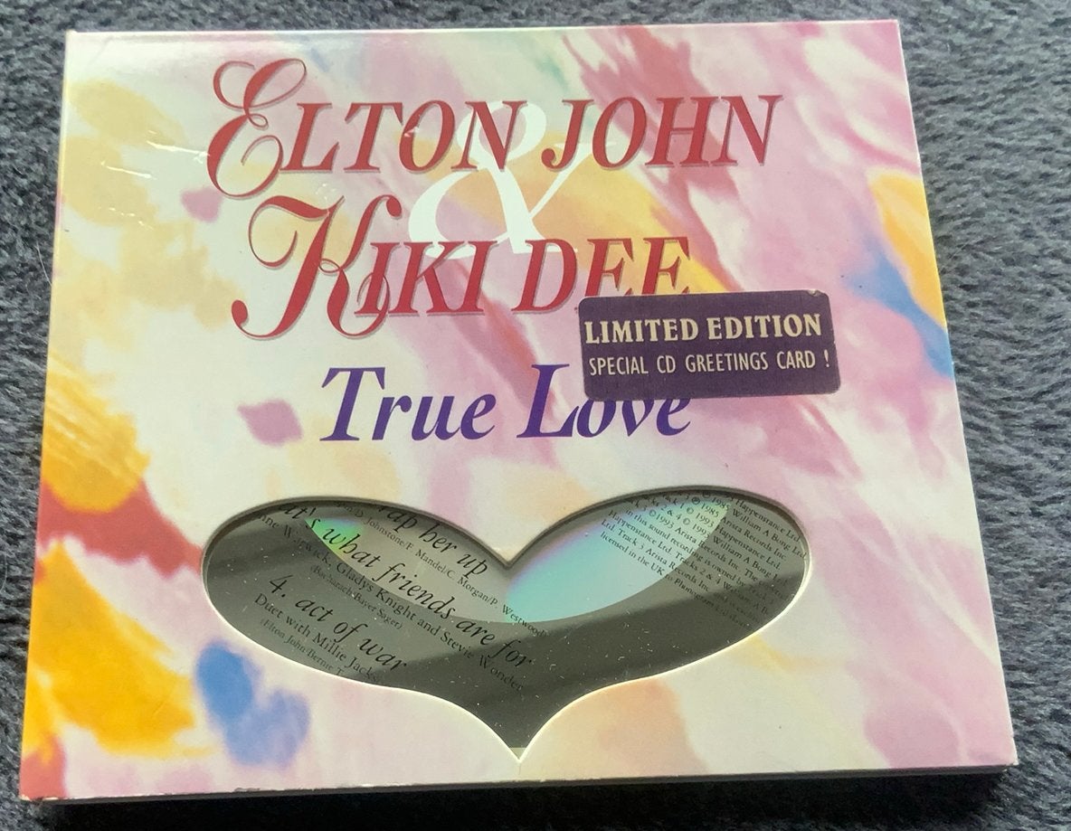 CD SINGLE ELTON JOHN & KIKI DEE TRUE LOVE 1993 LIMITED ED., Verzenden, Gebruikt, Pop