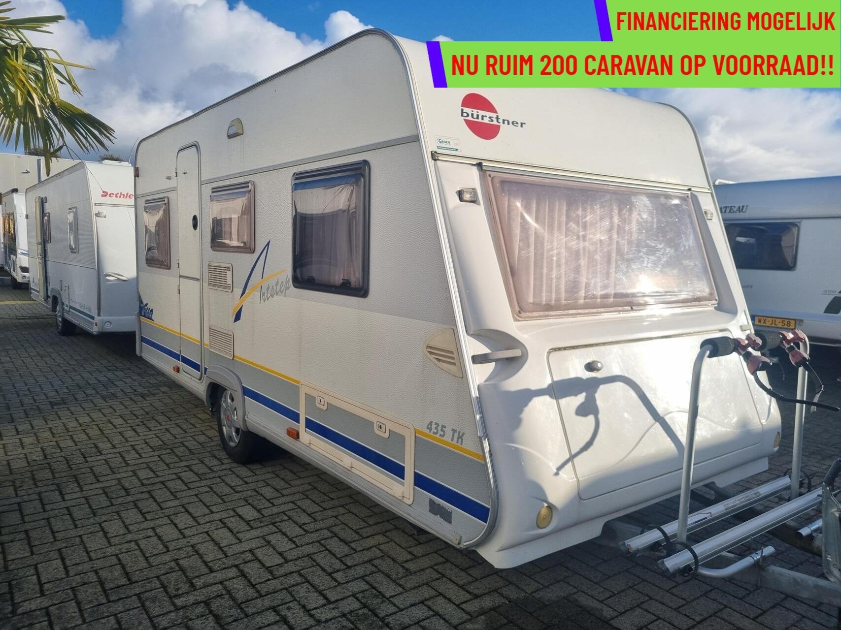 Buerstner ARTSTEP 435 TK MOVER + VOORTENT + LICHTGEWICHT, Caravans en Kamperen, Caravans, Rondzit, Bedrijf, 750 - 1000 kg, Bürstner