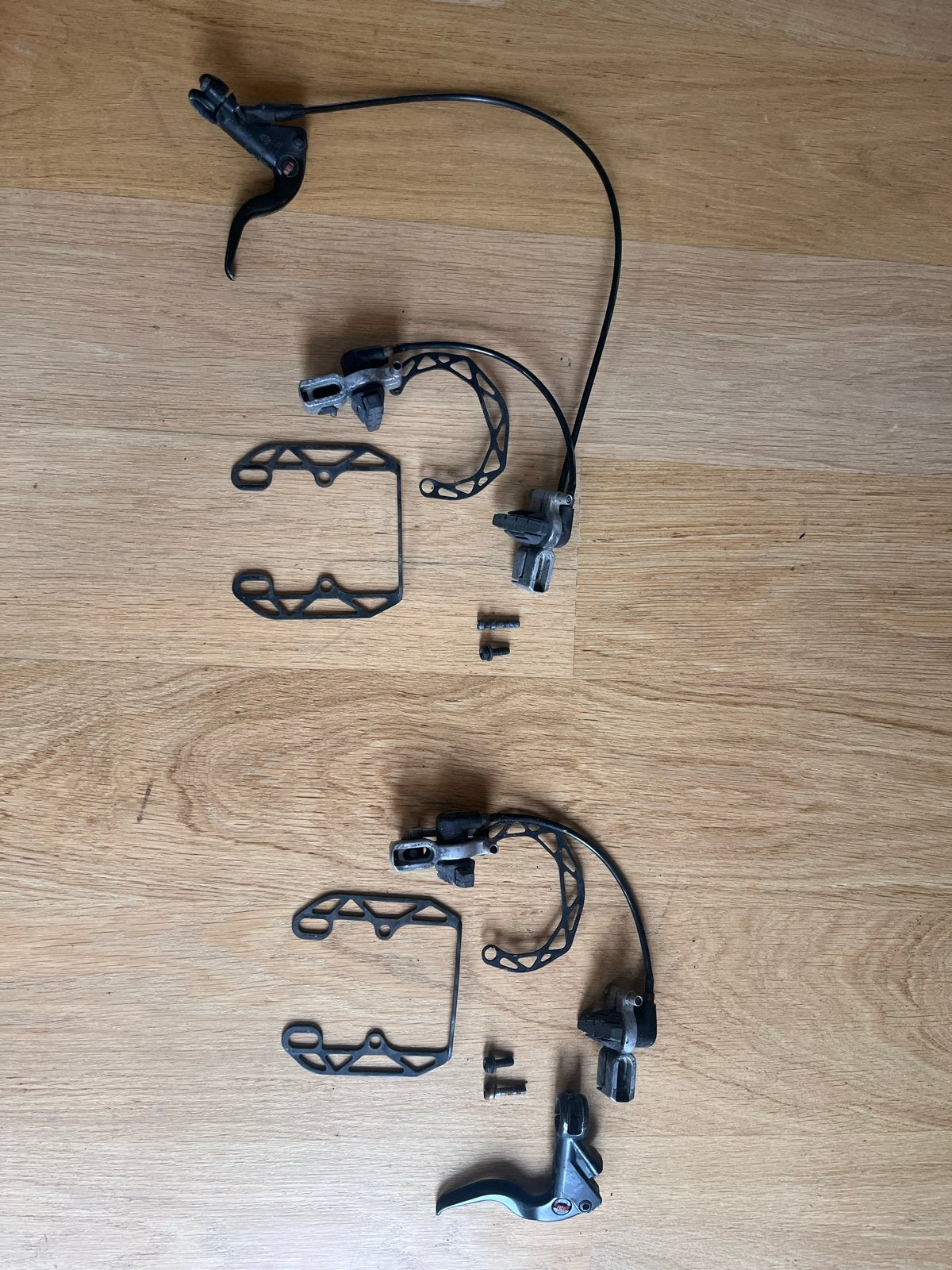 Magura HS33 Remset voor en achter - Santos Travelmaster, Fietsen en Brommers, Ophalen of Verzenden, Gebruikt, Toerfiets, Remmen