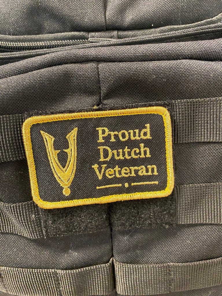 Veteranen patch, Ophalen of Verzenden, Overige soorten, Nederland, Embleem of Badge