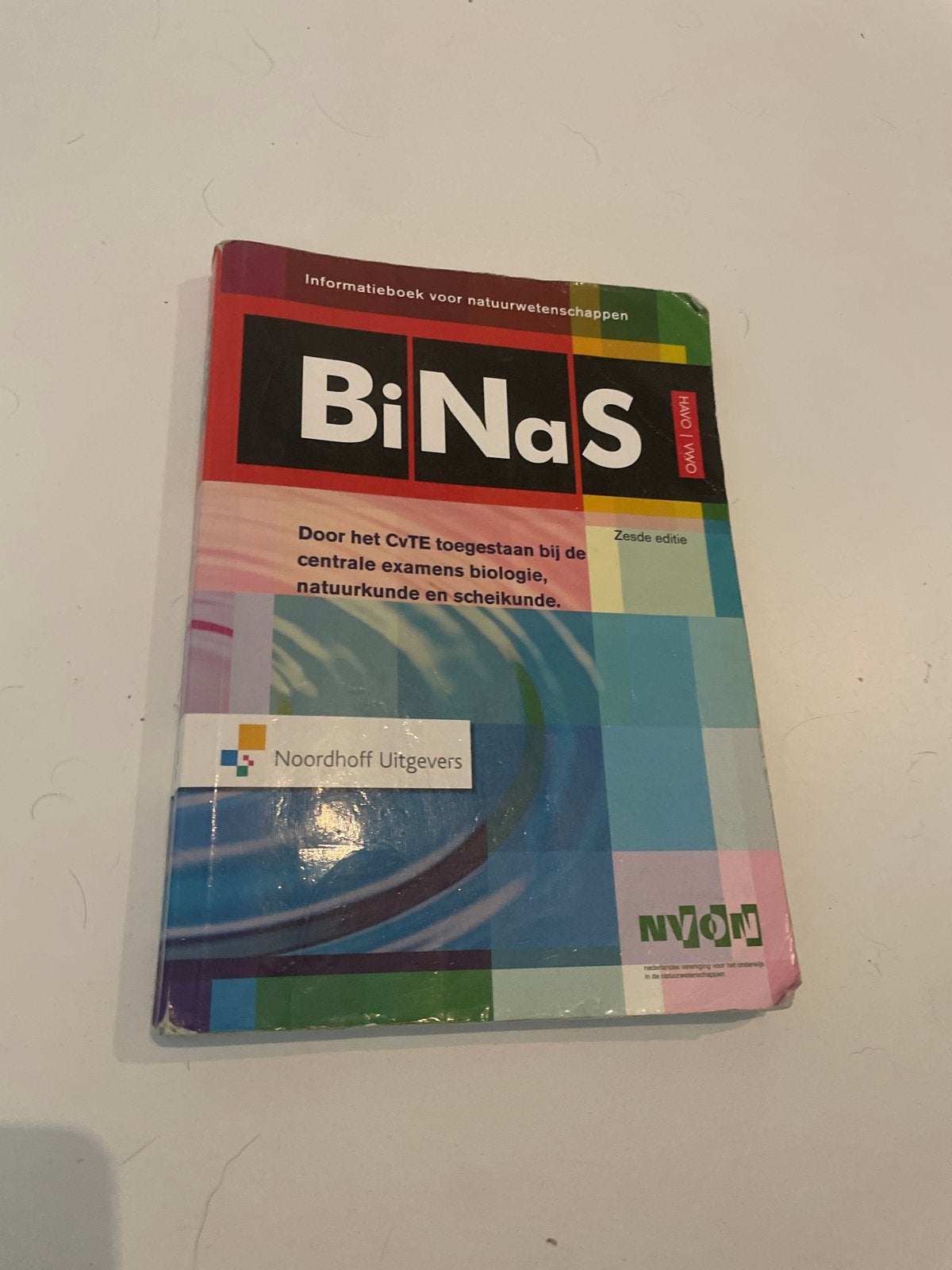 BiNaS HAVO/VWO Zesde editie - Informatieboek Natuurwetenscha, Boeken, Schoolboeken, Ophalen of Verzenden, Gelezen, HAVO, Biologie
