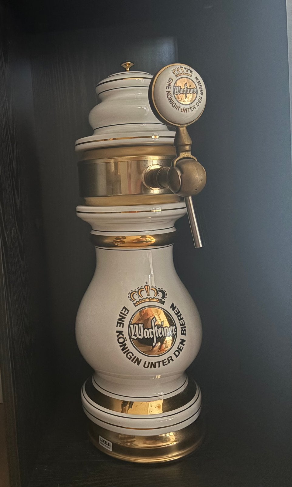 Warsteiner tap porselein 1 kraan, Ophalen