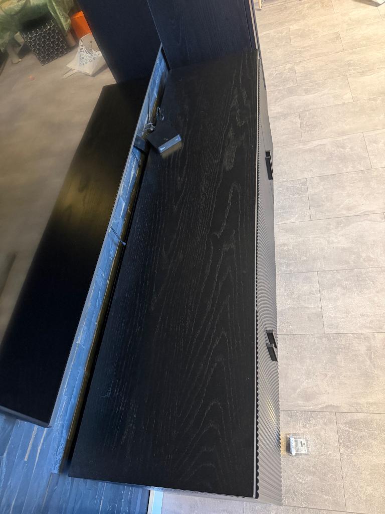 Tv kast salon tafel en 2 kastjes netals nieuw!!, Ophalen, Rond!, Eikenhout, 50 tot 100 cm