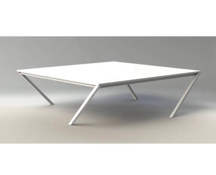 Unieke Lourens Fisher Design ‘Swing’ SALONTAFEL Nw E 2495,-!, Ophalen, 100 tot 150 cm, Overige materialen, Vierkant