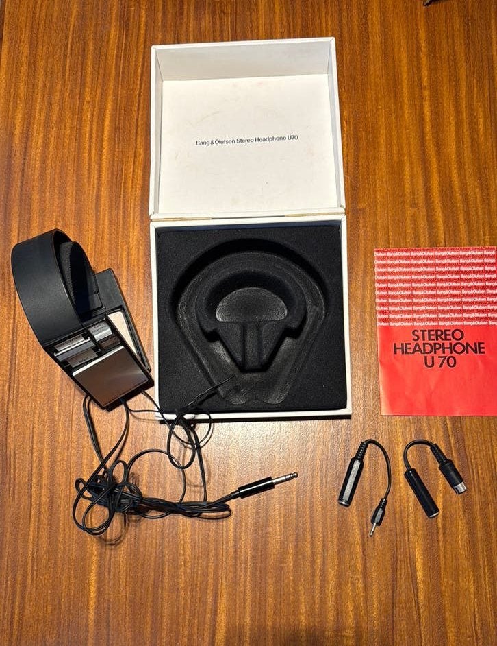 Bang & Olufsen Stereo Hoofdtelefoon U70 met originele doos, Ophalen of Verzenden, Gebruikt, Overige merken