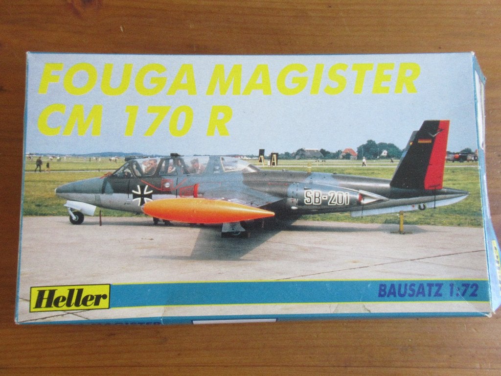 Fouga Magister CM 170 R (Heller 1/72), Hobby en Vrije tijd, Modelbouw | Vliegtuigen en Helikopters, 1:72 tot 1:144, Ophalen of Verzenden