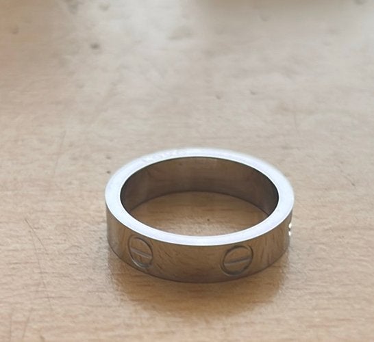 Cartier ring, Sieraden, Tassen en Uiterlijk, Ringen, IJzer of Staal, Nieuw, Ophalen of Verzenden, 17 tot 18