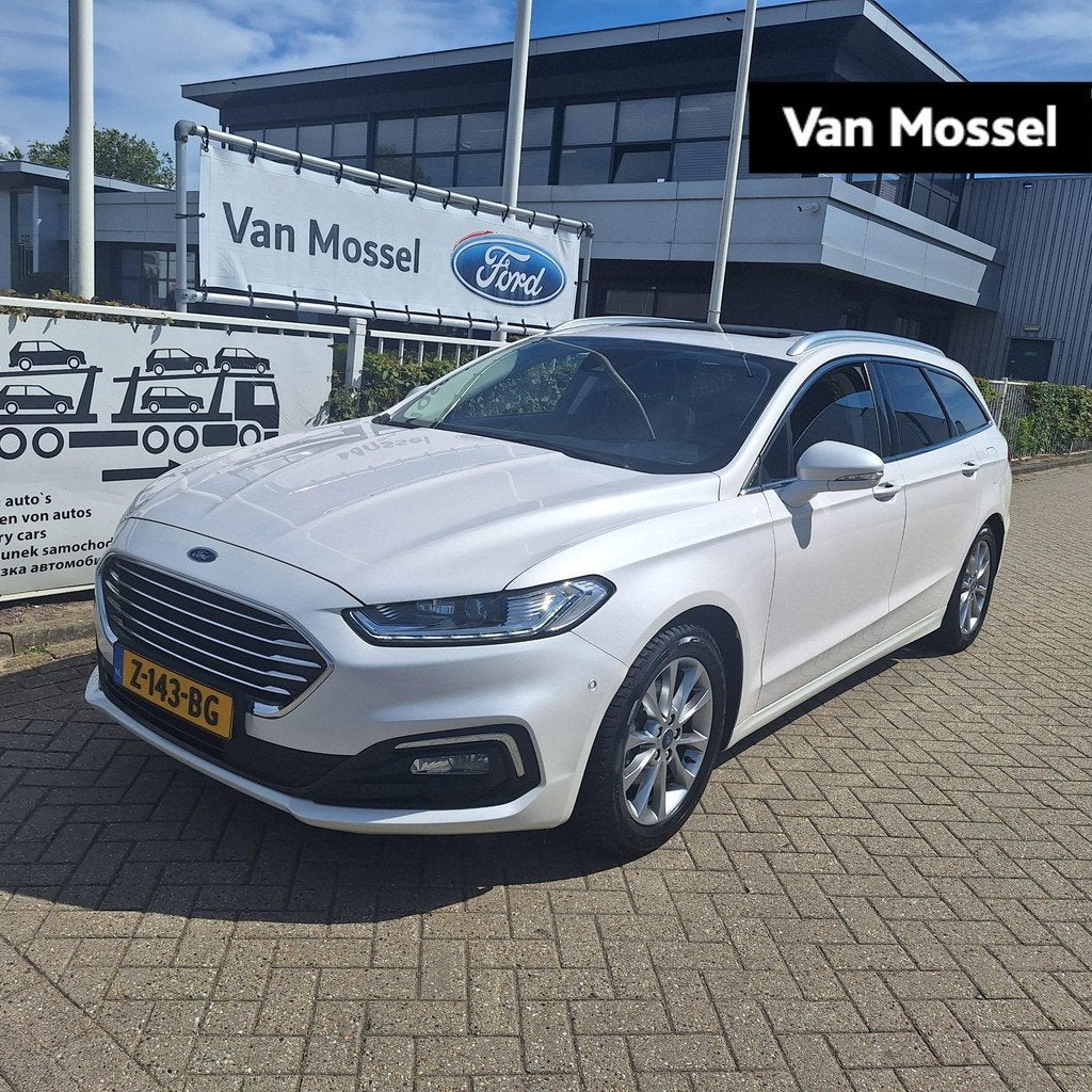 Ford Mondeo Wagon 2.0 IVCT HEV Titanium | Hybrid | Adaptive, Auto's, Ford, Gebruikt, 4 cilinders, Leder, Hybride Elektrisch/Benzine