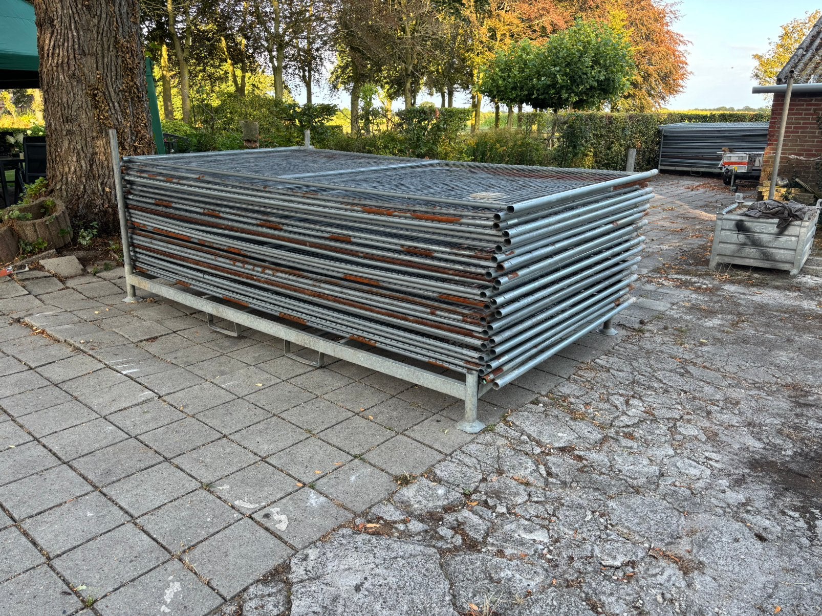 26 bouwhekken fijne maas, Ophalen, Gebruikt, IJzer
