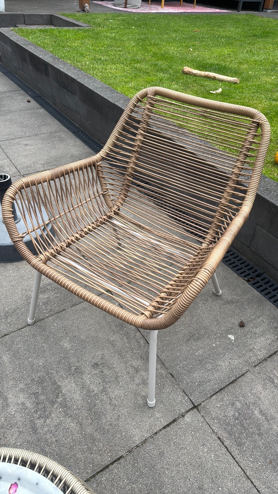 Nieuwe Leen Bakker tuinstoel Grand, grijs, in doos, Ophalen, Nieuw, Metaal, Eén