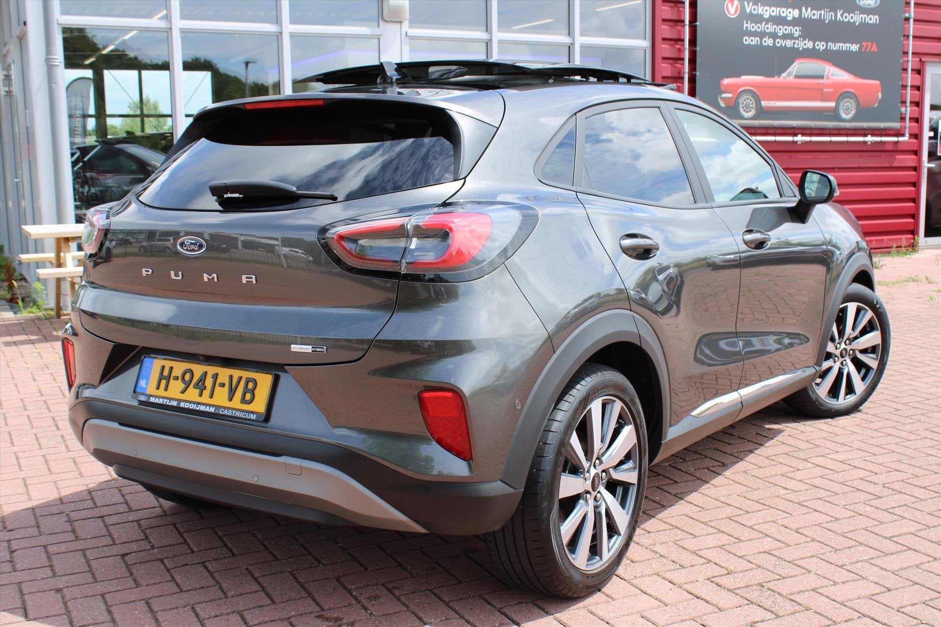 Ford Puma 1.0 Hybrid 125pk Titanium X First Edition, Panoram, Auto's, Ford, 12 maanden, Stof, Euro 6, Origineel Nederlands