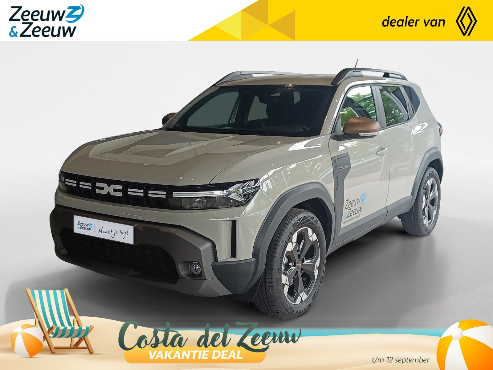 Dacia Duster 1.8 hybrid 155 limited edition Beschikbaar per, Auto's, Dacia, 12 maanden, Stof, 1789 cc, Origineel Nederlands