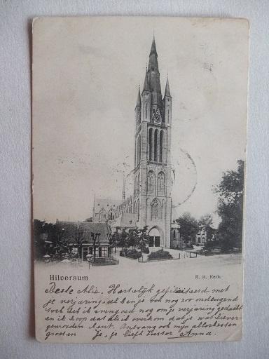P250 Hilversum - R.K. Kerk - 1904, Verzenden, Voor 1920, Gelopen, Noord-Holland
