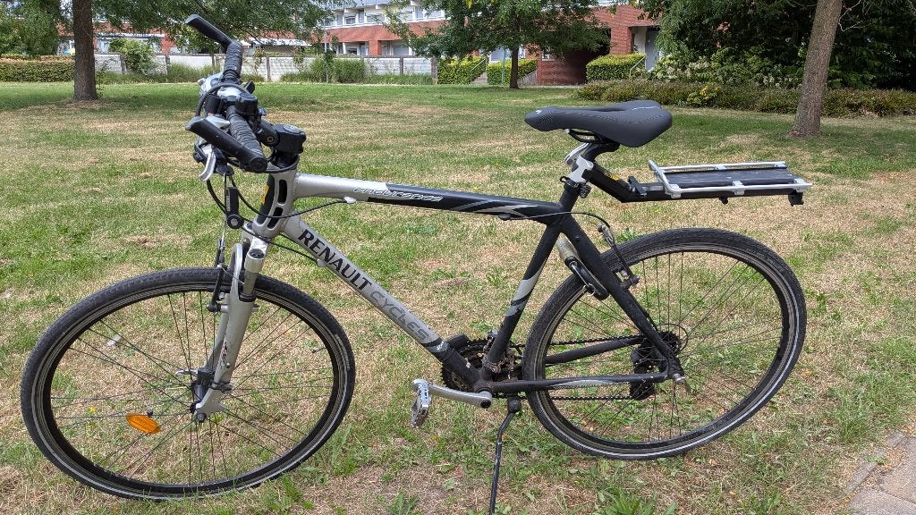 Hybride fiets, Minder dan 10 versnellingen, Gebruikt, Velgrem, 57 tot 61 cm