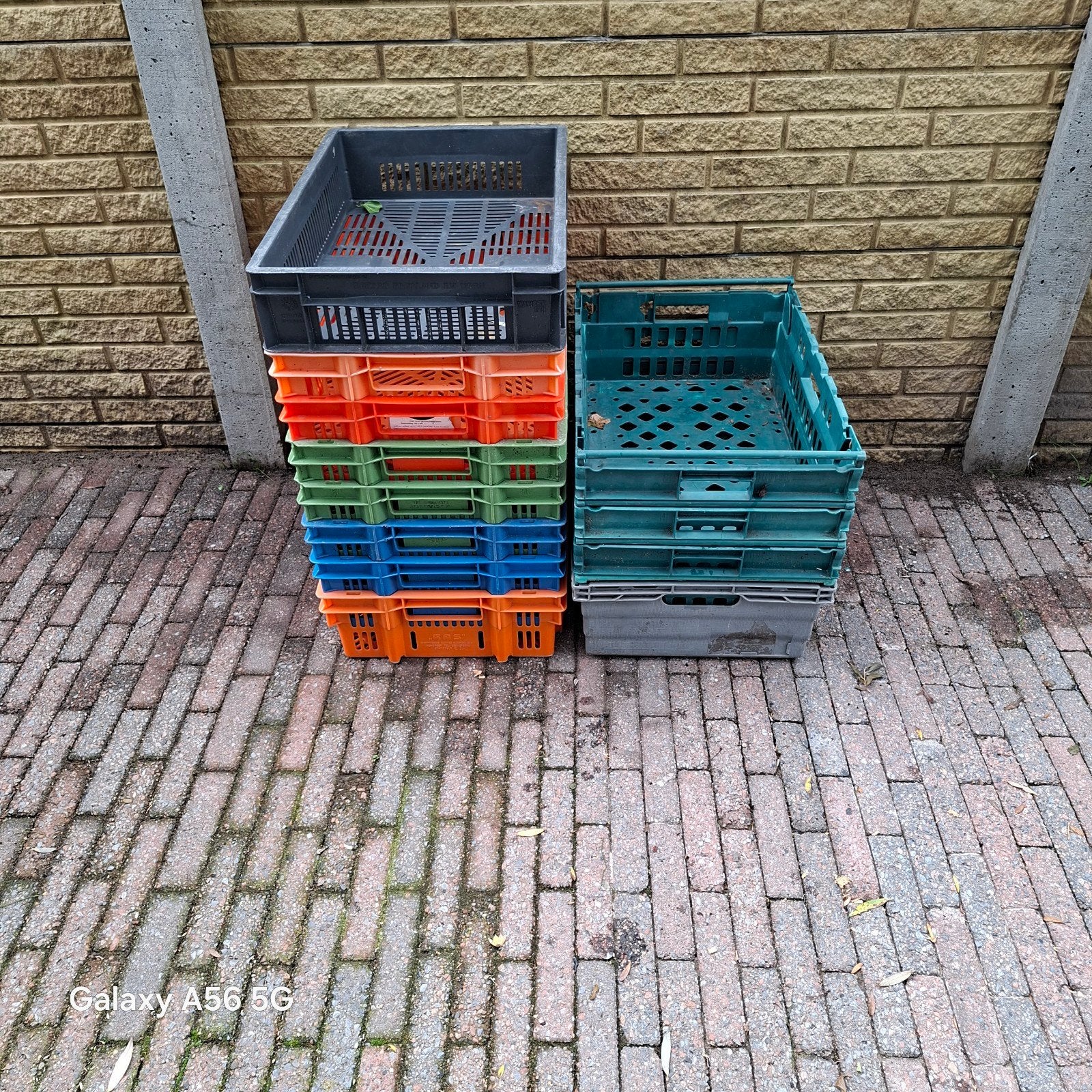 Stevige kratjes voor opslag of transport, Ophalen, Gebruikt, 40 tot 60 cm, 50 tot 75 cm