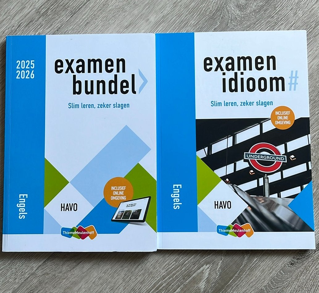 Examenbundel en Examenidioom HAVO Engels 2025-2026, Boeken, Ophalen of Verzenden, Zo goed als nieuw, HAVO, Engels