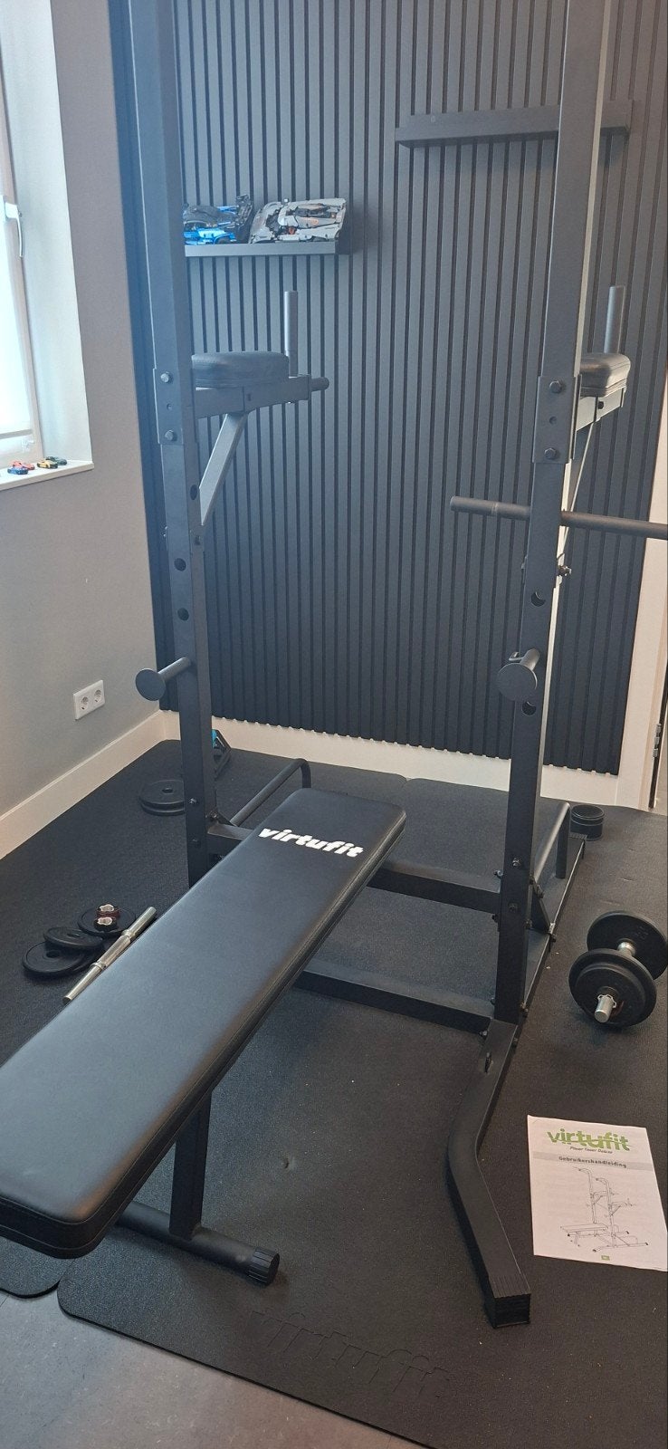 VirtuFit Power Tower Deluxe Krachtstation, Ophalen, Benen, Krachtstation, Zo goed als nieuw