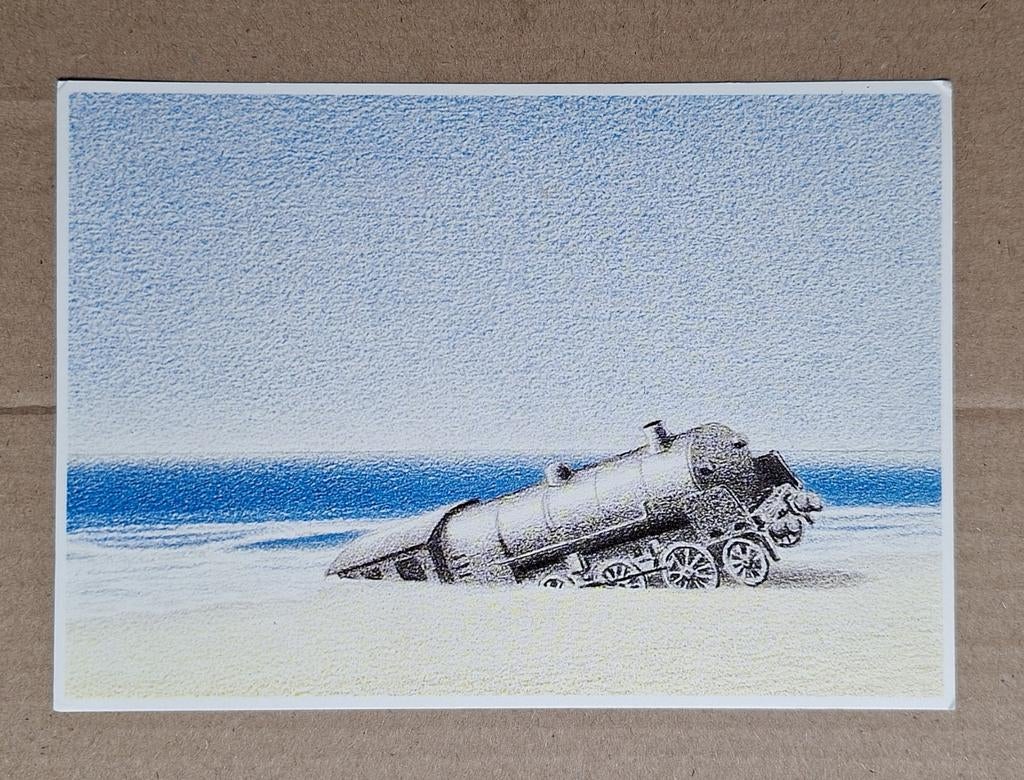 Rene Boin - Z.T, 1983. Tekening naar boek Farooq Khalid, Ophalen of Verzenden, 1980 tot heden, Ongelopen, Overige thema's