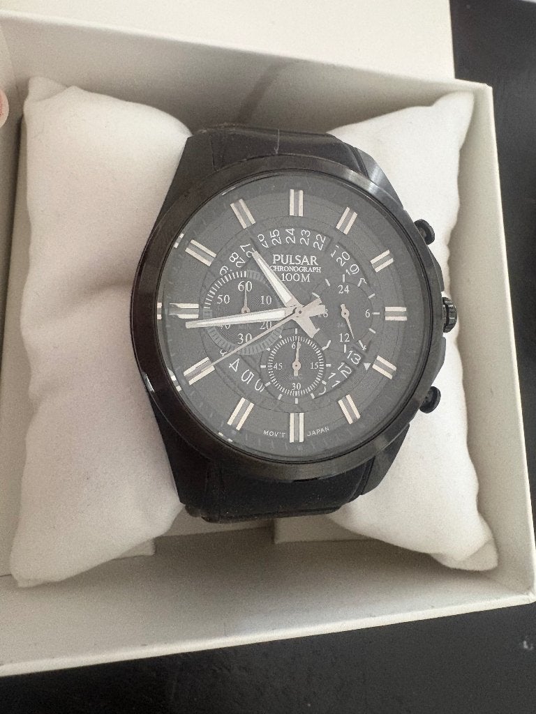 Pulsar horloge, Staal, Staal, Polshorloge, Zo goed als nieuw