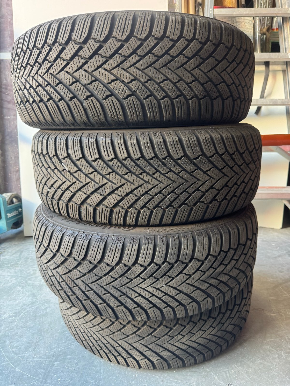 Continental WinterContact TS 860 205/55 R16 H winterbanden, Auto-onderdelen, Banden en Velgen, Ophalen, Gebruikt, 16 inch, Band(en)