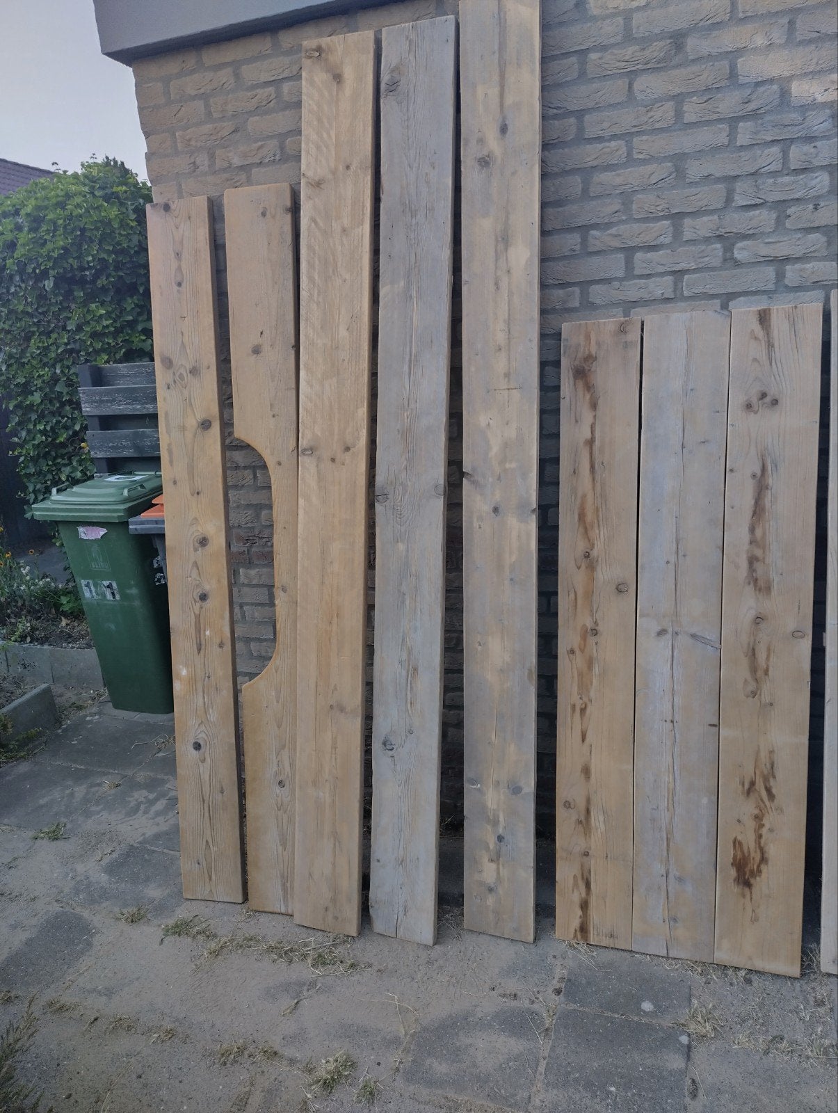 Steigerhout restanten verschillende maten, Doe-het-zelf en Verbouw, Hout en Planken, Ophalen, Gebruikt, 25 tot 50 mm, Plank