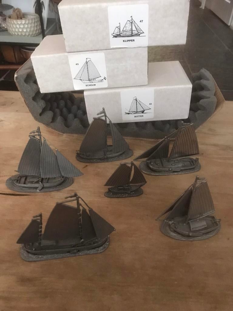Tin boten zeilboot zeilschip klipper botter etc., Ophalen of Verzenden, Zo goed als nieuw