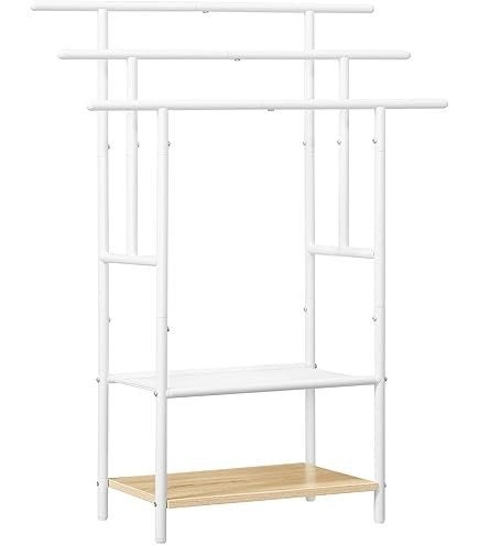 Kledingrek met planken - Wit - Modern design, Kleding | Dames, Kledingrekken, Ophalen of Verzenden, Nieuw