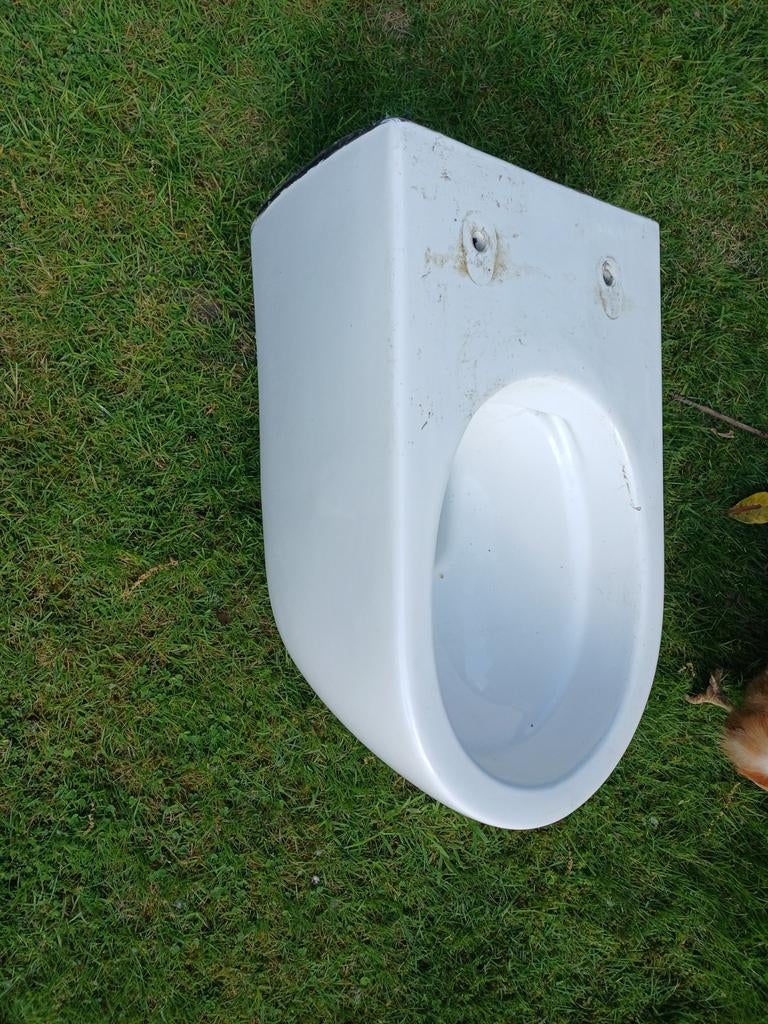 Gebruikt wit wandcloset toilet, Ophalen, Gebruikt, Toilet