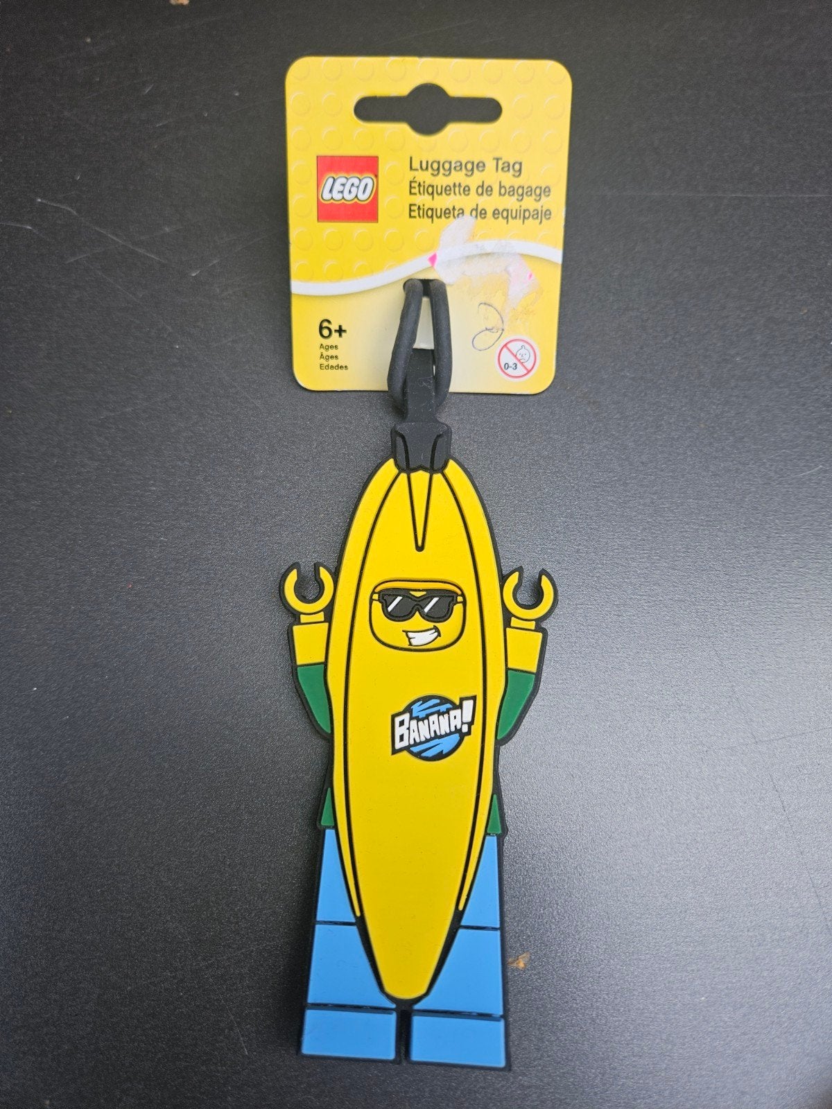 NIEUW LEGO Bagagelabel Banaan - Handig voor school of opvang, Ophalen of Verzenden