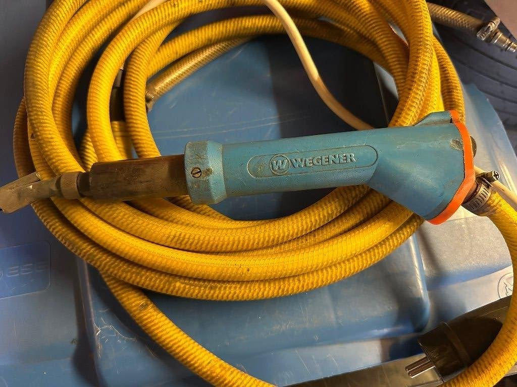 Kunststof lasföhn WEGENER, Doe-het-zelf en Verbouw, Gereedschap | Lasapparaten, Ophalen, Gebruikt, Minder dan 150 ampère, Overige typen