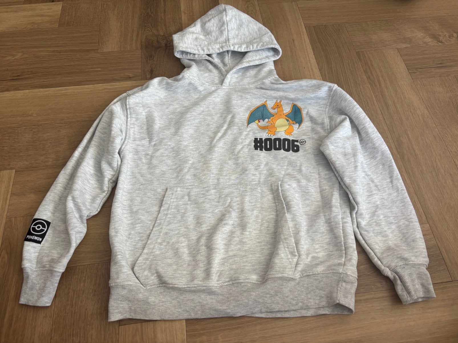 Pokemon Hoodie H&M Maat 164, Ophalen, Zo goed als nieuw, Jongen, Trui of Vest