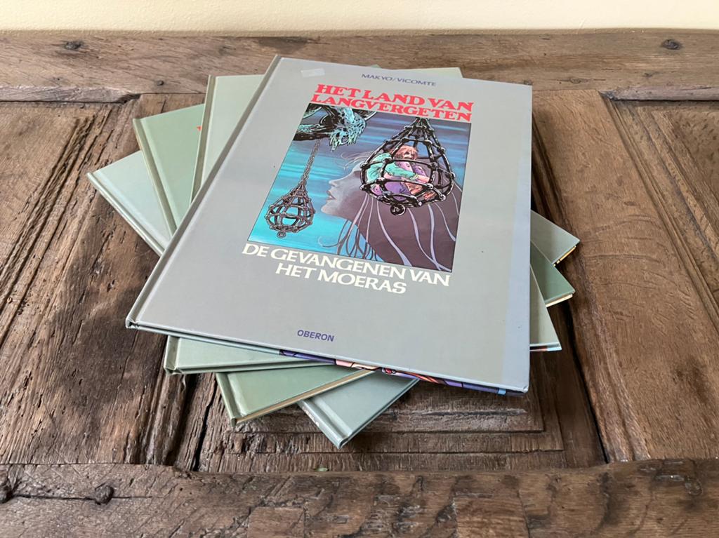 Het land van langvergeten, Makyo / Vicomte, deel 1 t/m 4, Boeken, Complete serie of reeks, Europa, Zo goed als nieuw, Makyo