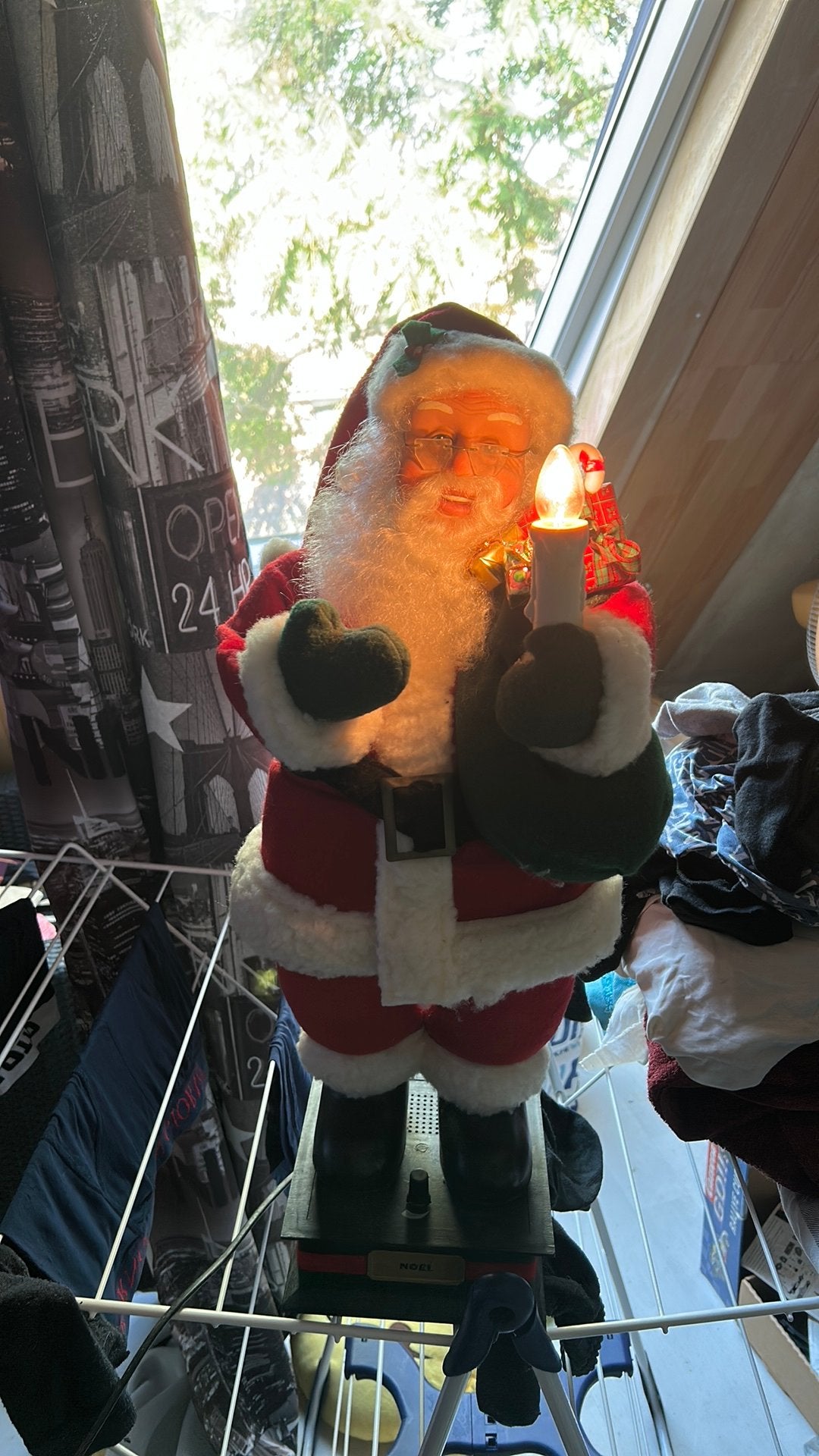Te koop staande kerstman, Ophalen, Zo goed als nieuw