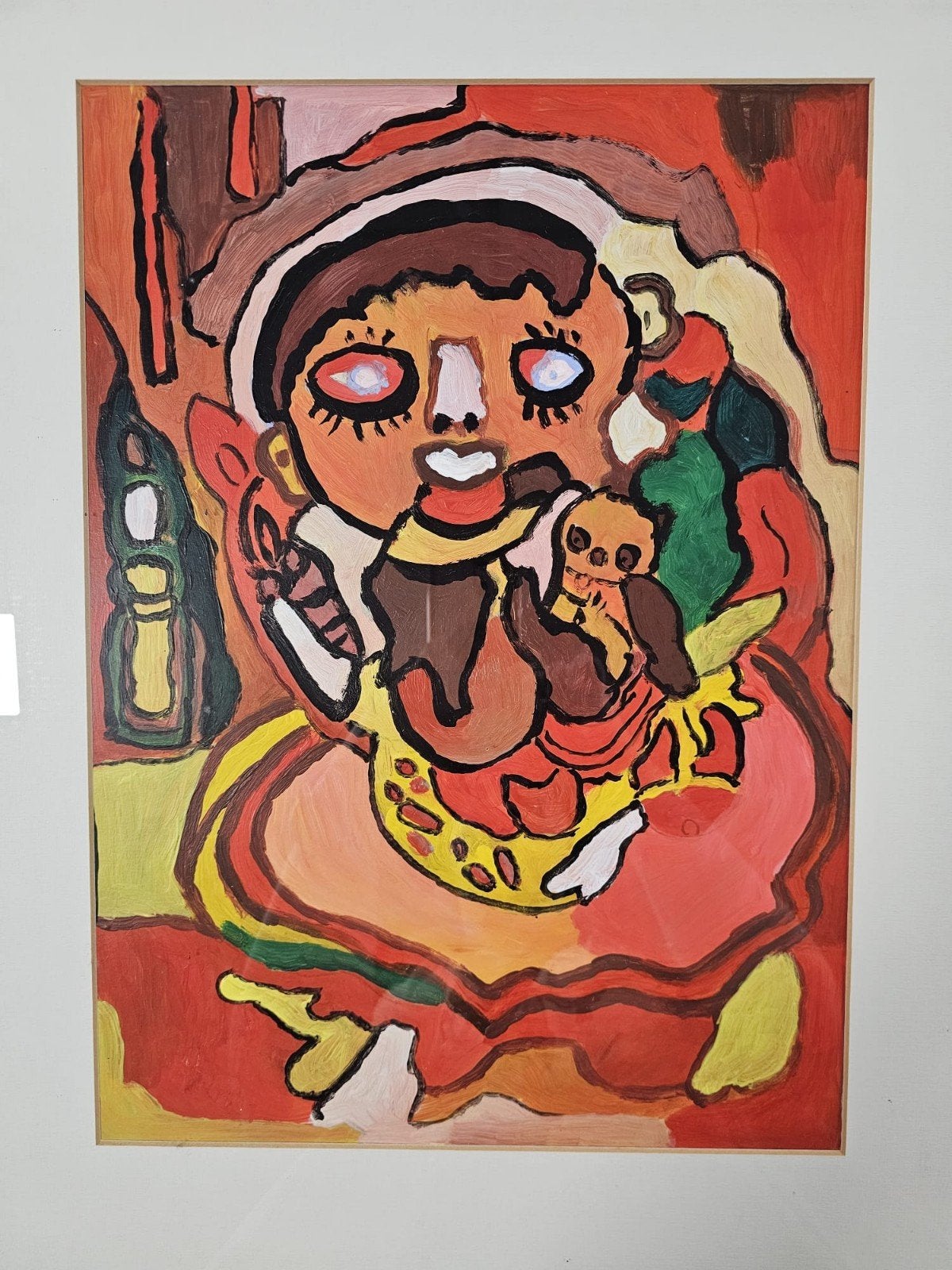 Baby met beer van Klaas Miedema - Estafette St. Annaparochie, Ophalen