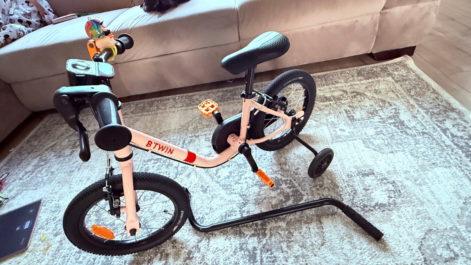 Decathlon 14” fiet with accessories, Fietsen en Brommers, Ophalen, Zo goed als nieuw, Gewone step