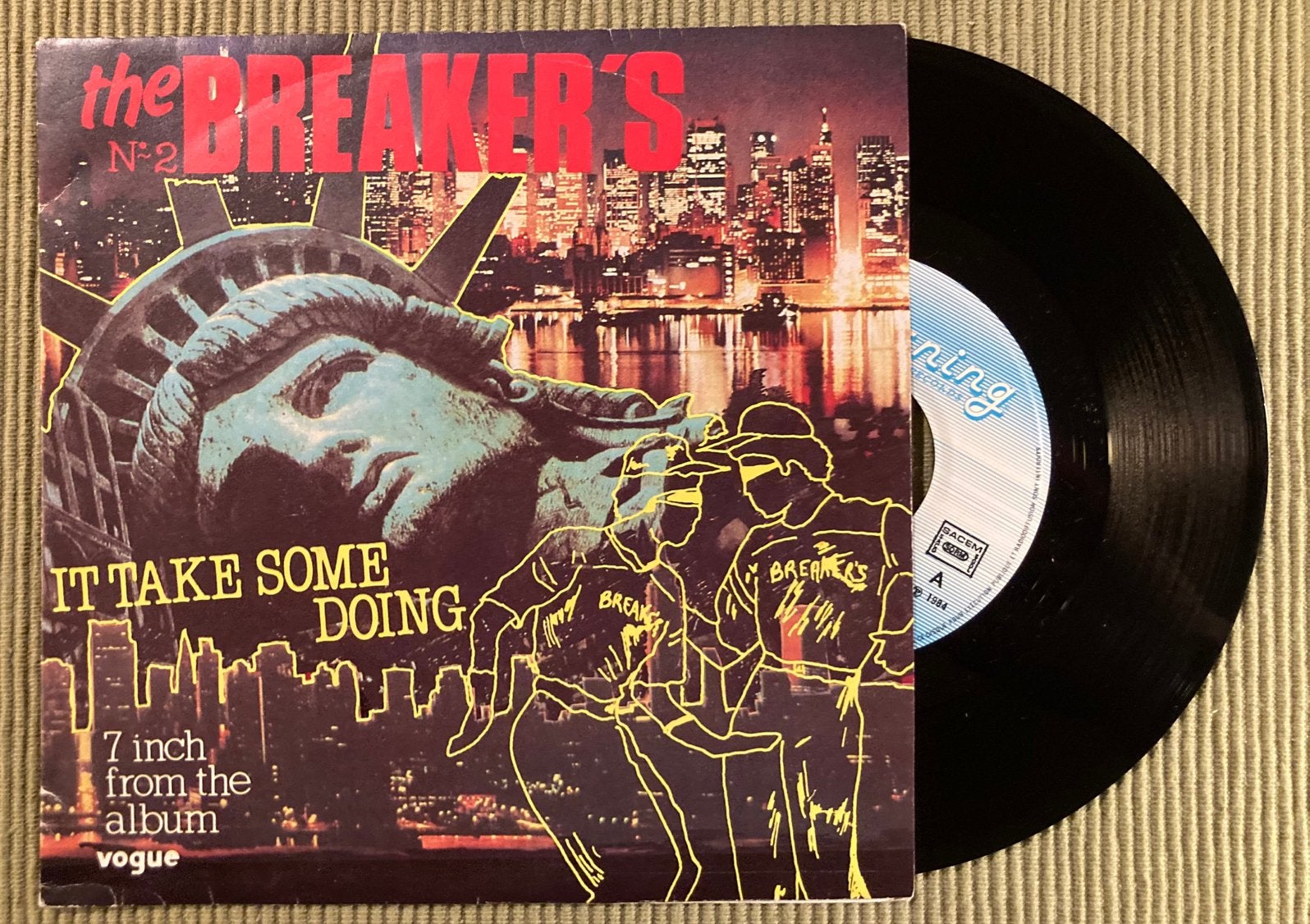 Vinyl single The Breaker’s - It take some doing, 7 inch, Ophalen of Verzenden, Zo goed als nieuw, Dance en House