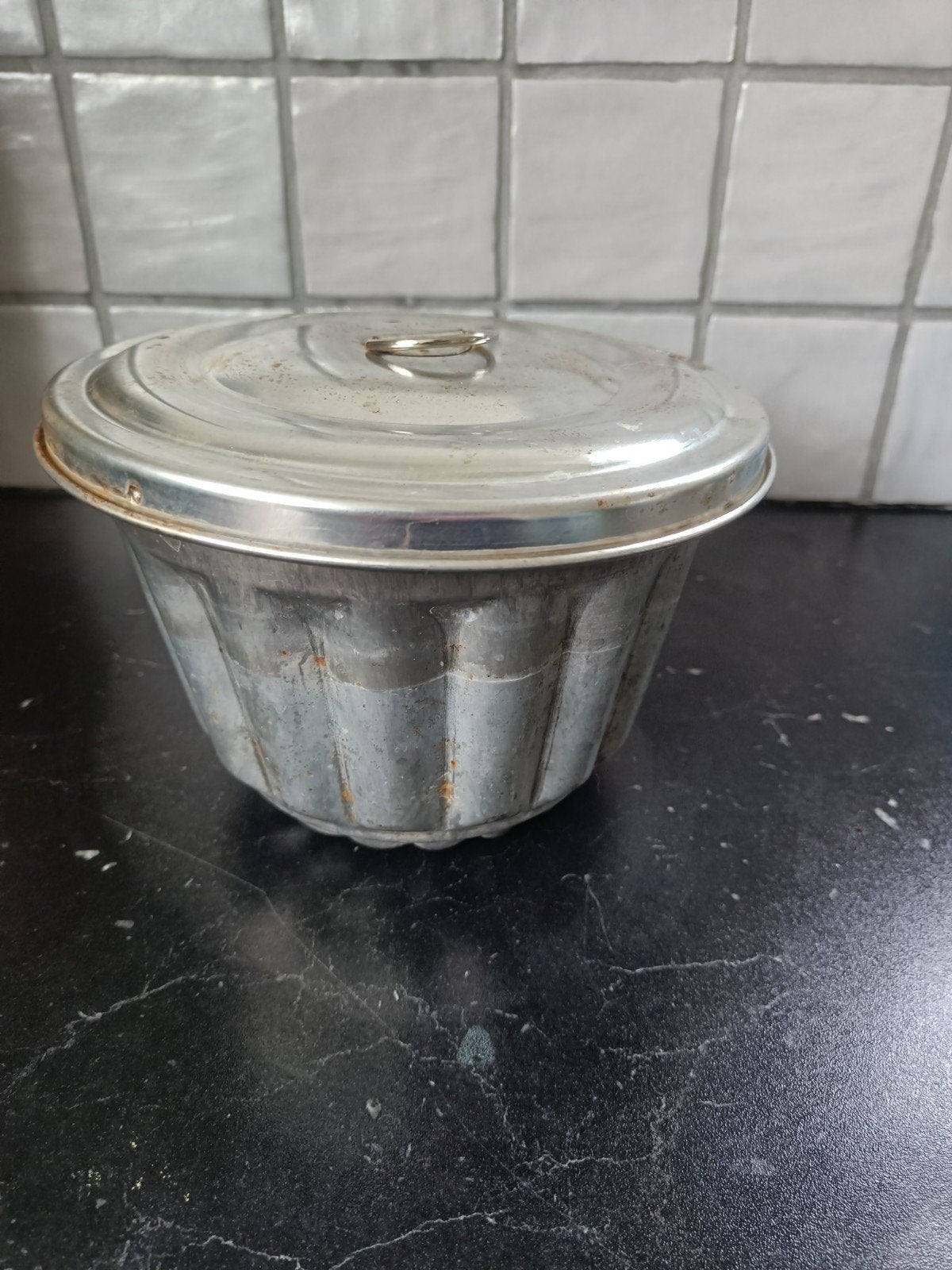 Vintage Tulbandvorm met Deksel -  Bakvorm, Ophalen of Verzenden