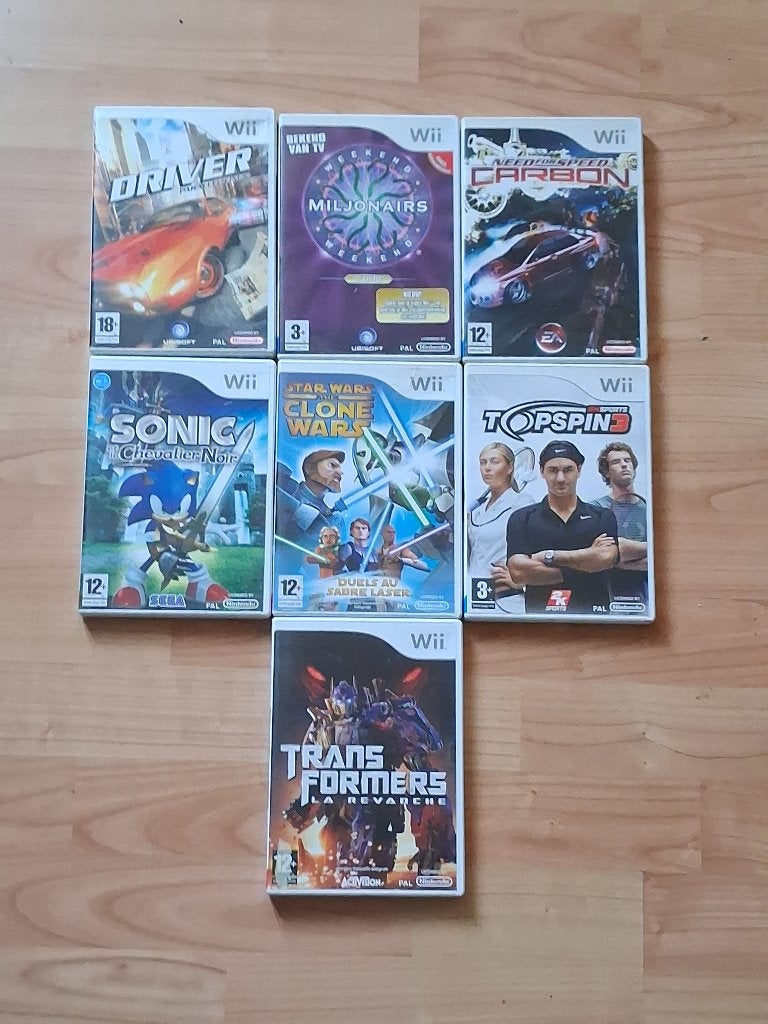 Diverse Wii spellen (7), Spelcomputers en Games, Verzenden, Overige genres, Zo goed als nieuw, 3 spelers of meer