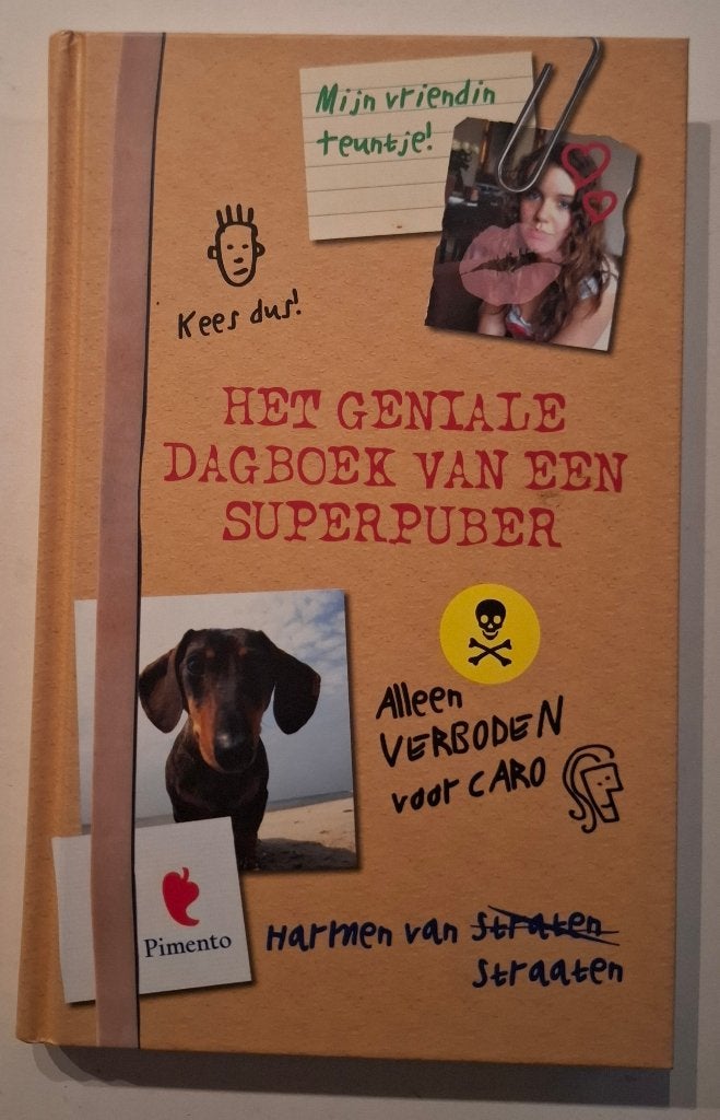Het geniale dagboek van een superpuber, Harmen van Straaten, Boeken, Ophalen of Verzenden, Zo goed als nieuw, Harmen van Straaten