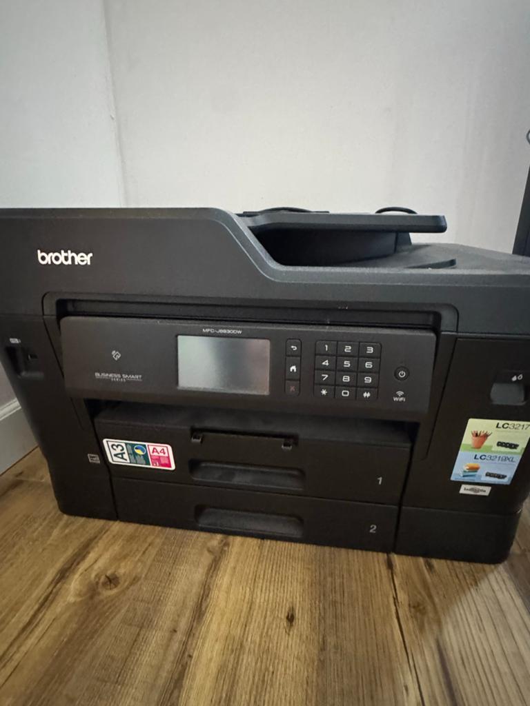 Brother MFC-J6930DW All-in-One Inkjetprinter, Computers en Software, Printers, Gebruikt, Faxen, Inkjetprinter, All-in-one