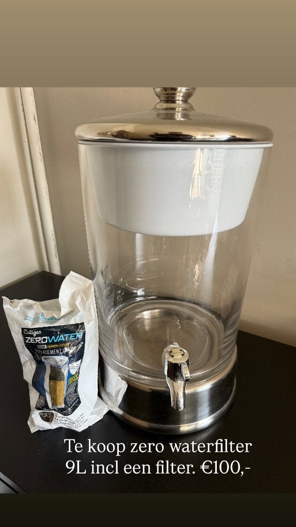 Zero waterfilter 9 L, Ophalen, Zo goed als nieuw, Overige merken