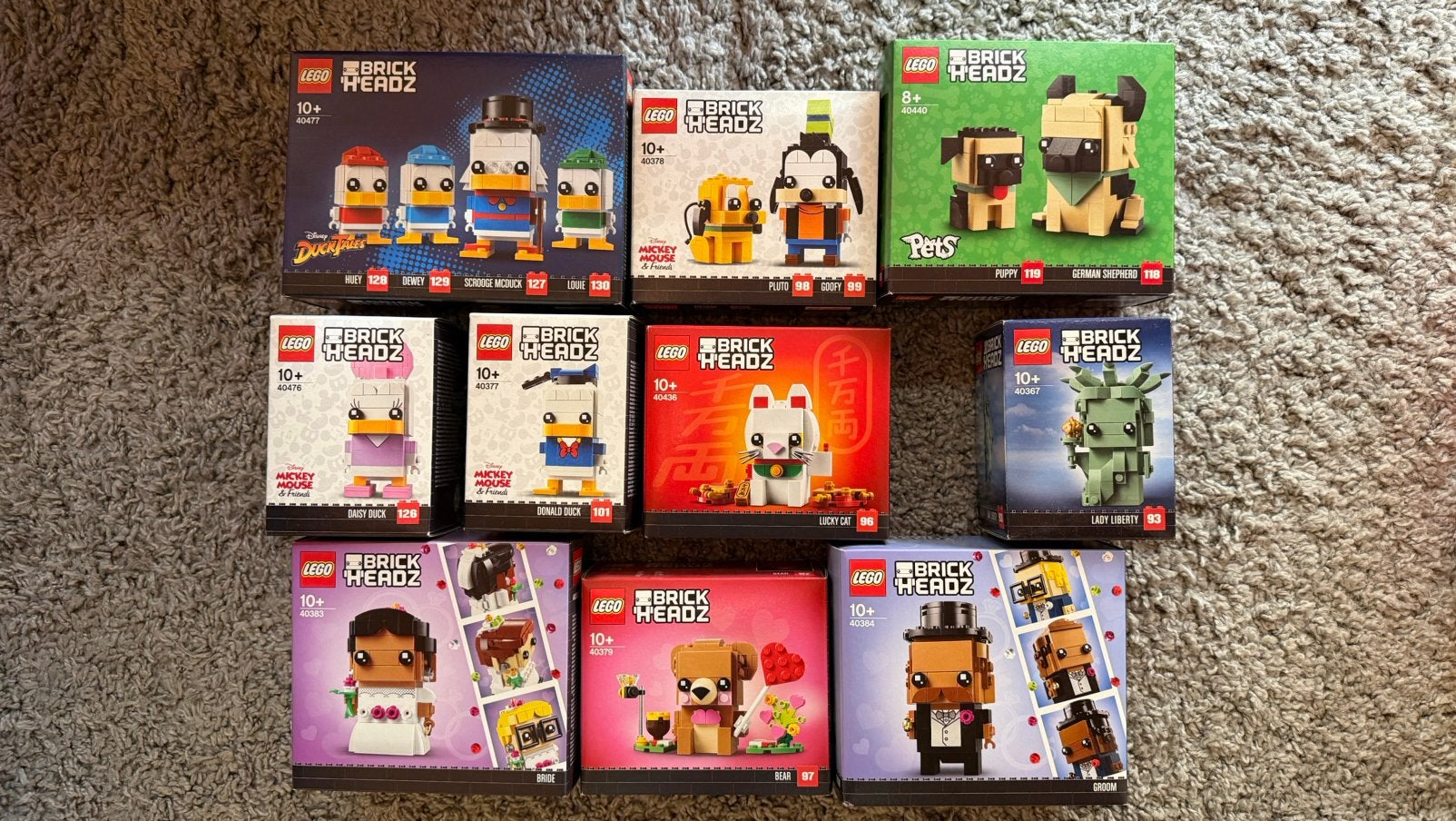 10 x Lego Brickheadz NIEUW / GESEALD, Ophalen, Ongeopend/sealed, BrickHeadz, Lego