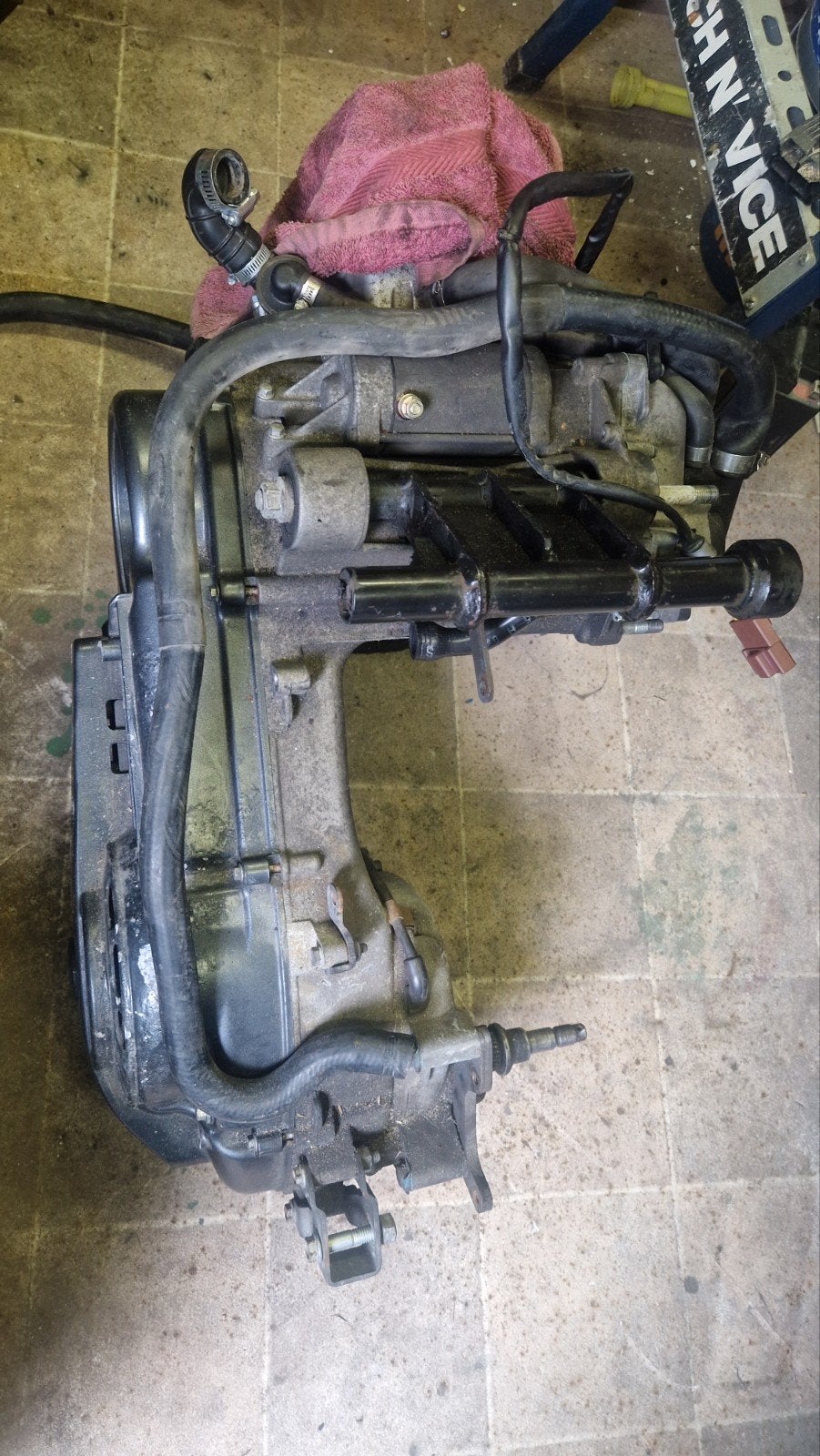 Motorblok Piaggio Beverly 500cc., Ophalen