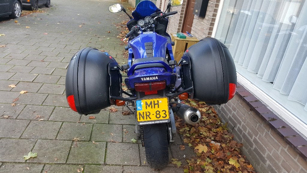 zijkoffer Yamaha fazer 600 (2003 model), Ophalen, Gebruikt