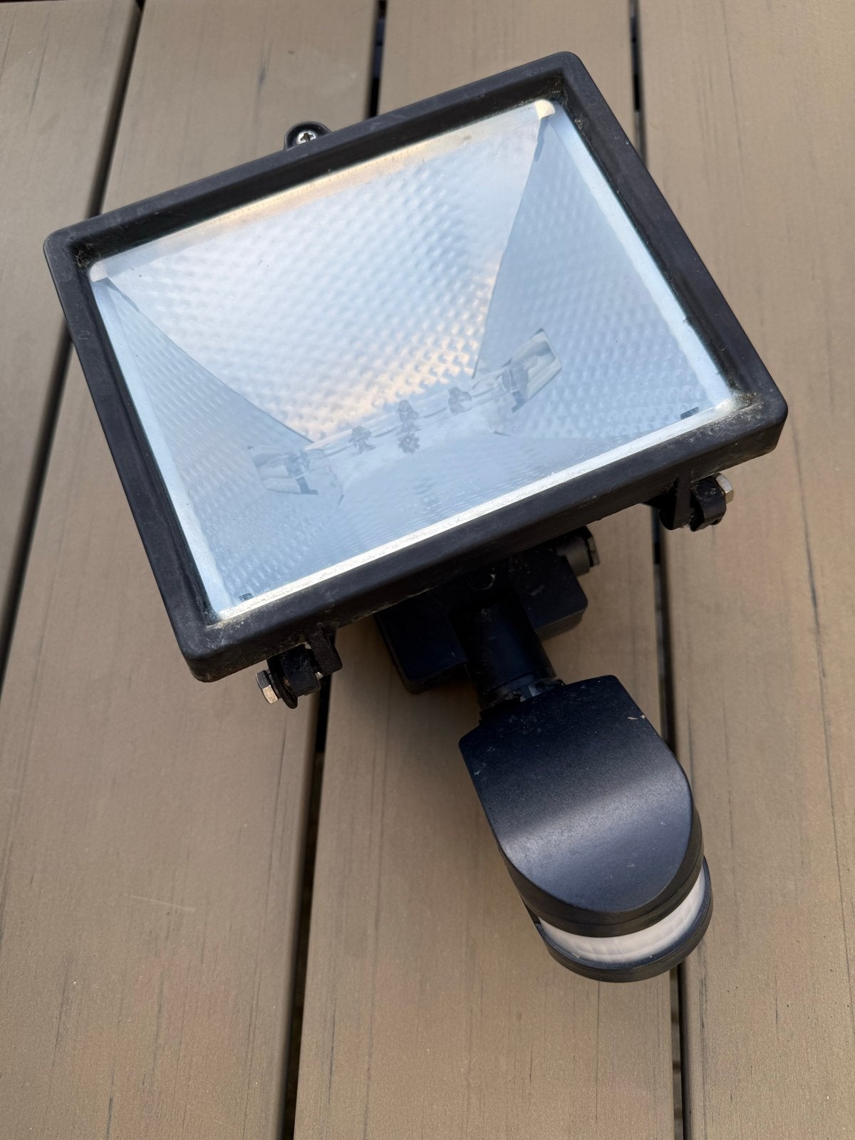 Halogeen breedstraler met bewegingssensor, 500W, Ophalen, Gebruikt, Overige typen, Netvoeding