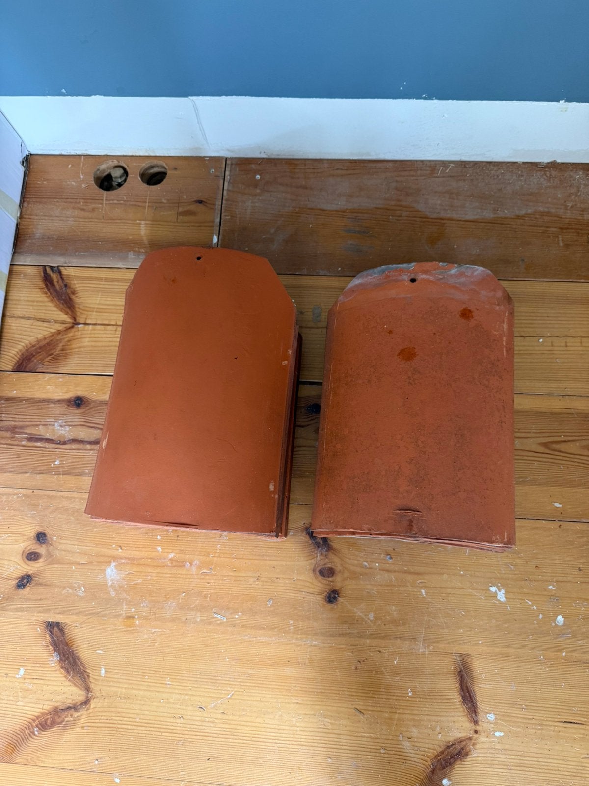 Oude holle nokvorsten (schaaltjes) - 14 stuks, Ophalen, Steen of Klei, Zo goed als nieuw, Minder dan 5 m²