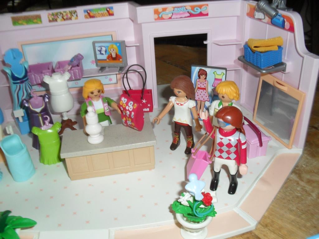 Playmobil winkel setje no 26, Kinderen en Baby's, Speelgoed | Playmobil, Ophalen of Verzenden, Zo goed als nieuw, Los playmobil