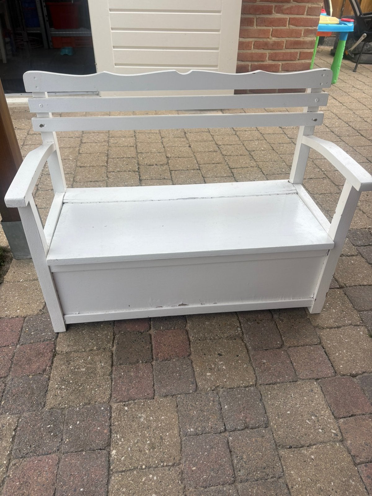 leuk klepbankje voor de kids, Huis en Inrichting, Ophalen, Zo goed als nieuw, Minder dan 150 cm