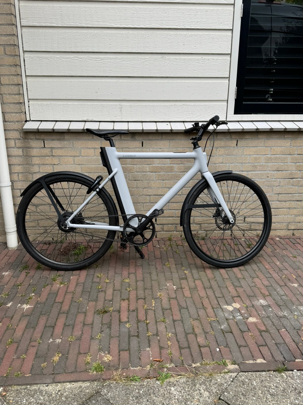 Cowboy fiets licht grijs, Fietsen en Brommers, Zo goed als nieuw, Meer dan 20 versnellingen, 53 tot 57 cm, Ophalen