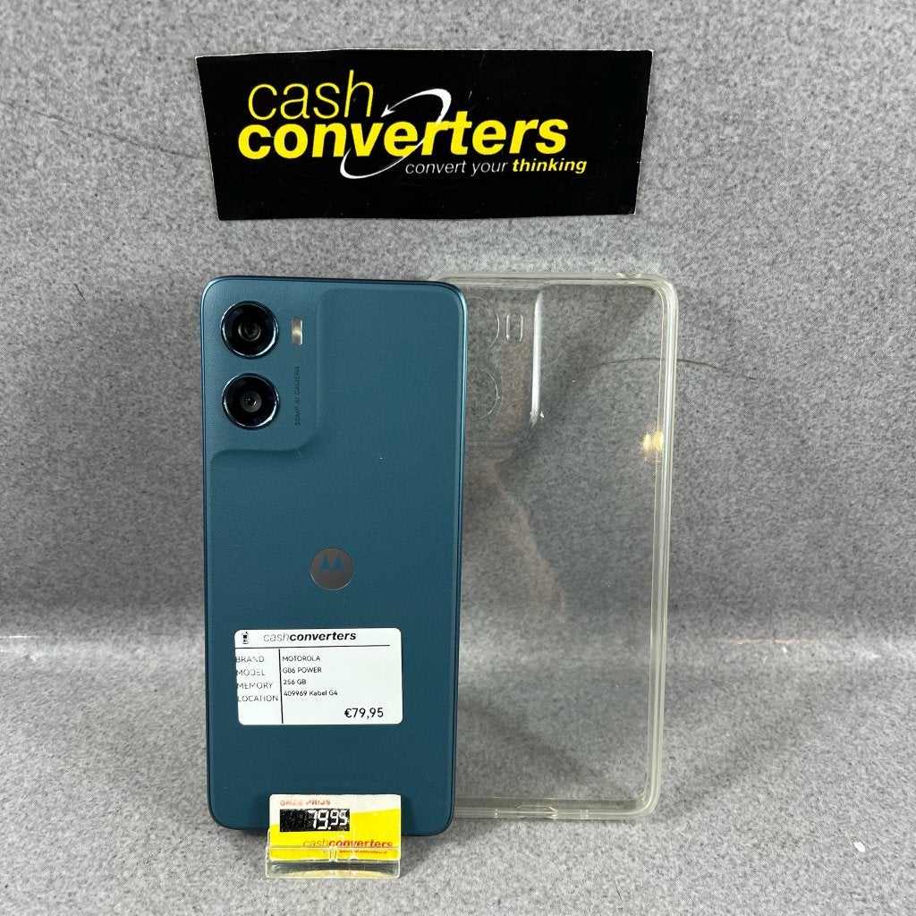 Motorola G06 Power smartphone | hoes kabel | 409969, Gebruikt, Geen camera, Touchscreen, Inklapmodel
